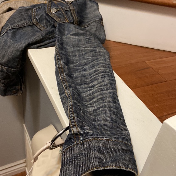 Banana Republic denim collarless small jacket - Picture 4 of 4